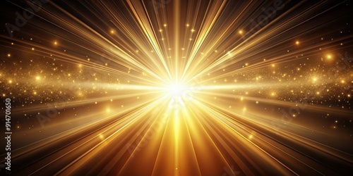 Dark gold light rays shining in abstract render background, gold, dark, light, rays, abstract, background, render, illumination