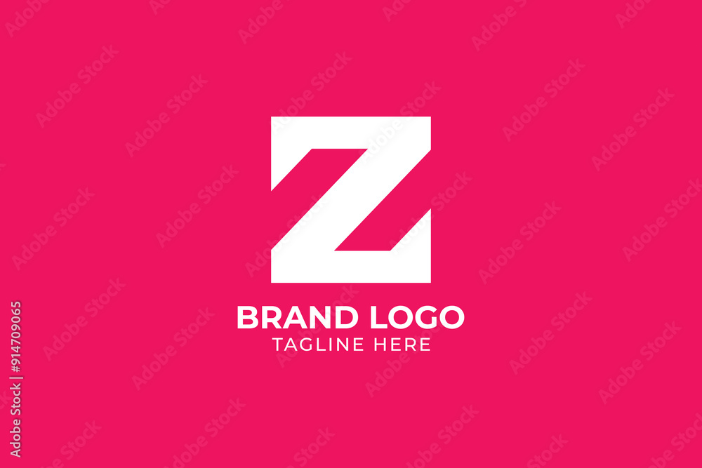 Unique and modern Z logo design, letter z square logo vector technology business logo design concept template Unique and modern Z logo design, letter z square logo vector technology business logo design concept template