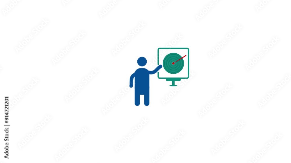 Animation video in specific icon. Animation video in specific icon.