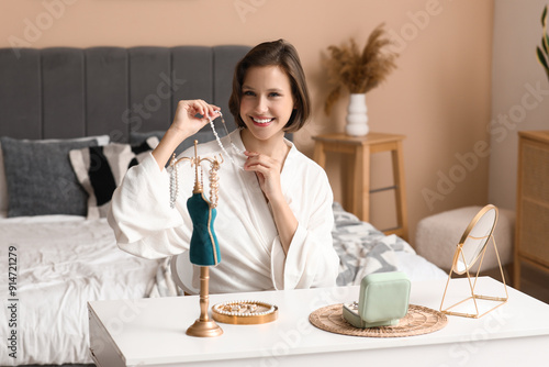 Beautiful young happy woman...