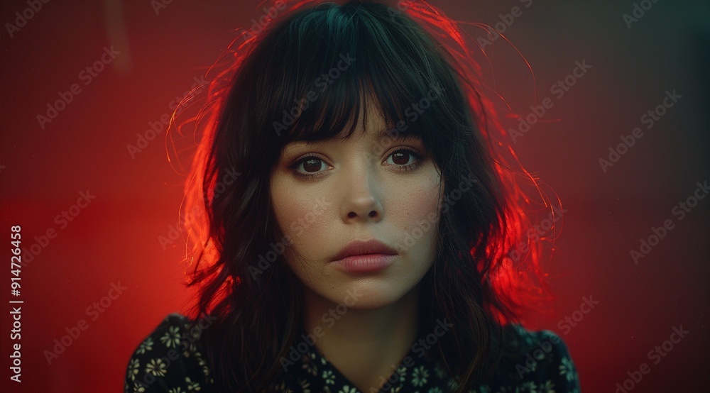portrait of a woman with sadness portrait of a woman with sadness