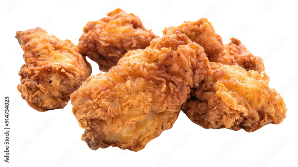 Chicken nugget on transparent background Chicken nugget on transparent background