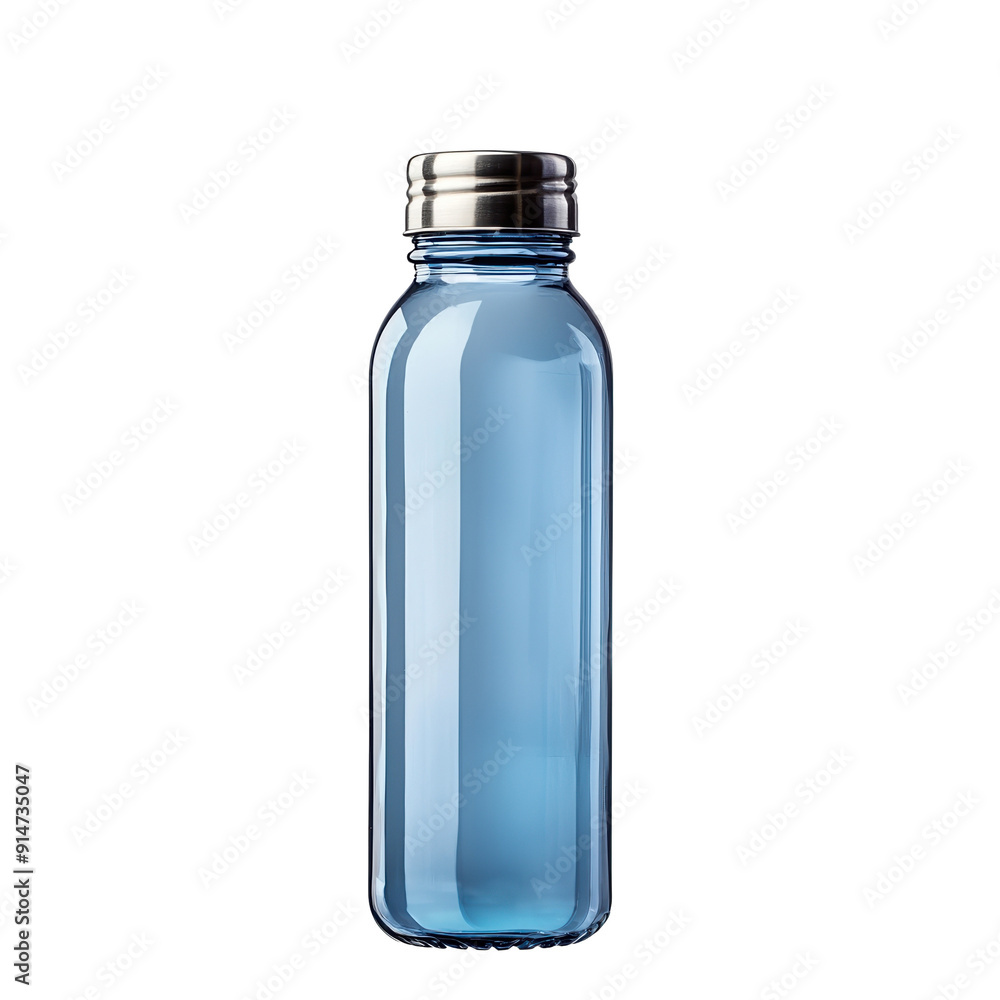 bottle with silver cap. bottle with silver cap.