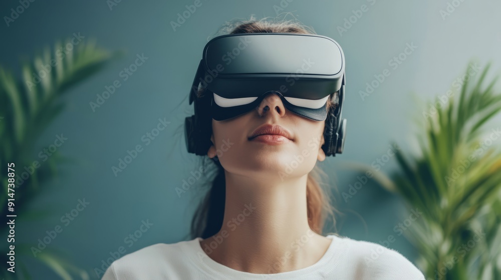 Fototapeta premium Stride across technology: My journey into AI therapy