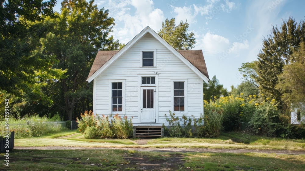 Describe the renovation journey of transforming a small historic schoolhouse into a residential house. Describe the renovation journey of transforming a small historic schoolhouse into a residential house.