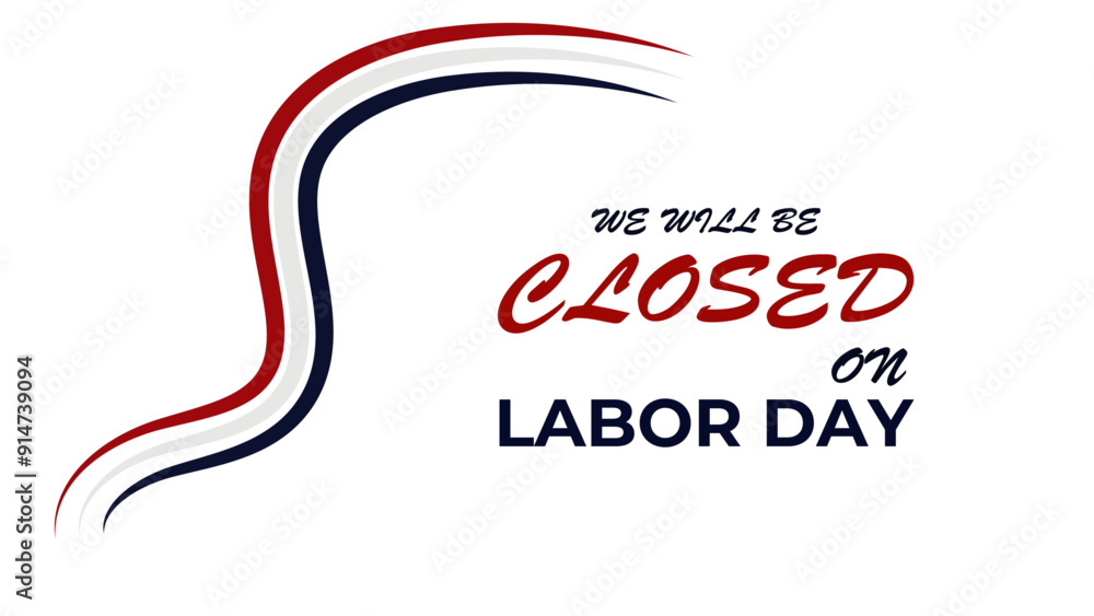 USA Labor Day Banner and poster template. USA labor day celebration with american flag color. Sale promotion advertising cover for USA Labor Day Brochures, flyer or Banner. Vector illustration USA Labor Day Banner and poster template. USA labor day celebration with american flag color. Sale promotion advertising cover for USA Labor Day Brochures, flyer or Banner. Vector illustration