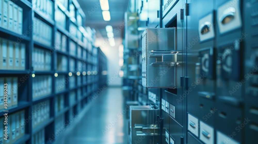 Describe the security measures implemented in a high-security document archive. Write about controlled access, surveillance systems, and how these measures protect sensitive and valuable documents. Describe the security measures implemented in a high-security document archive. Write about controlled access, surveillance systems, and how these measures protect sensitive and valuable documents.