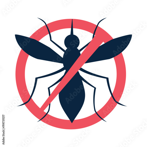 warning signal with aedes mosquito