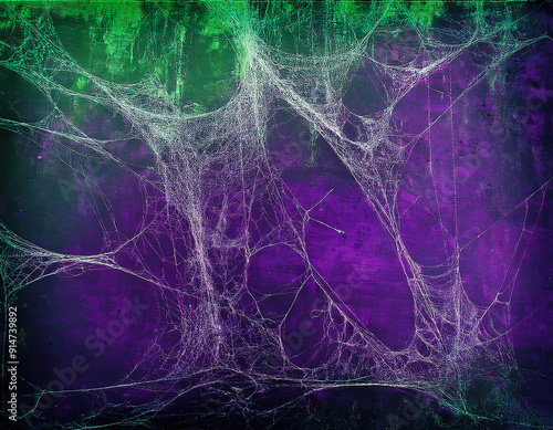 Purple and Green Halloween Overlay