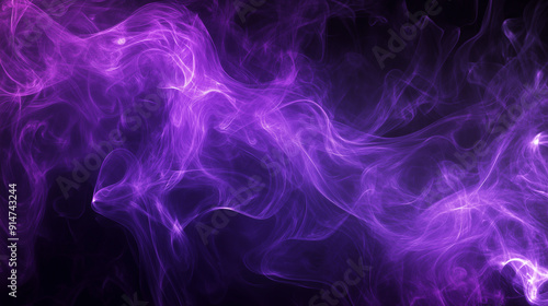 A purple smokey line with a purple background