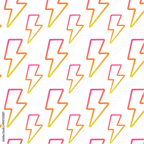 Charge icon Pattern background Vector