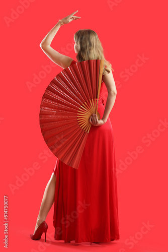 Beautiful young woman with ...