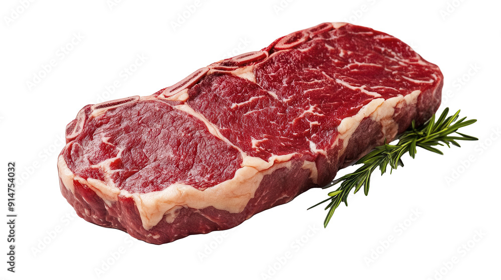 Raw beef steak isolated on transparent background Raw beef steak isolated on transparent background