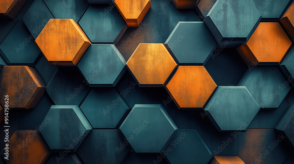 hexagon shape background hexagon shape background