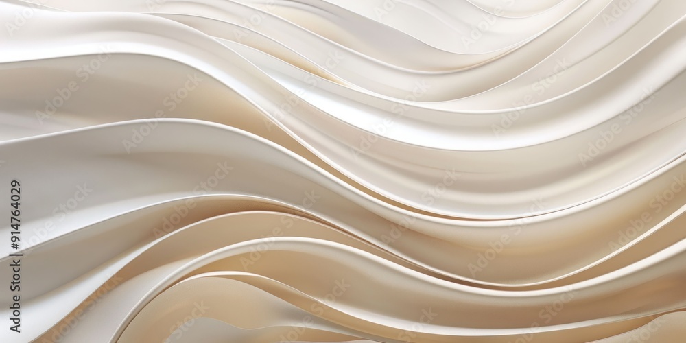 Obraz premium Wavy fabric background texture for fashion and beauty design concept