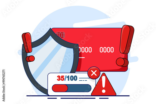 Fraud detection concept, debit card fraud detection uses tools and techniques to identify and prevent unauthorized transactions, thereby protecting against financial loss. improve payment security.