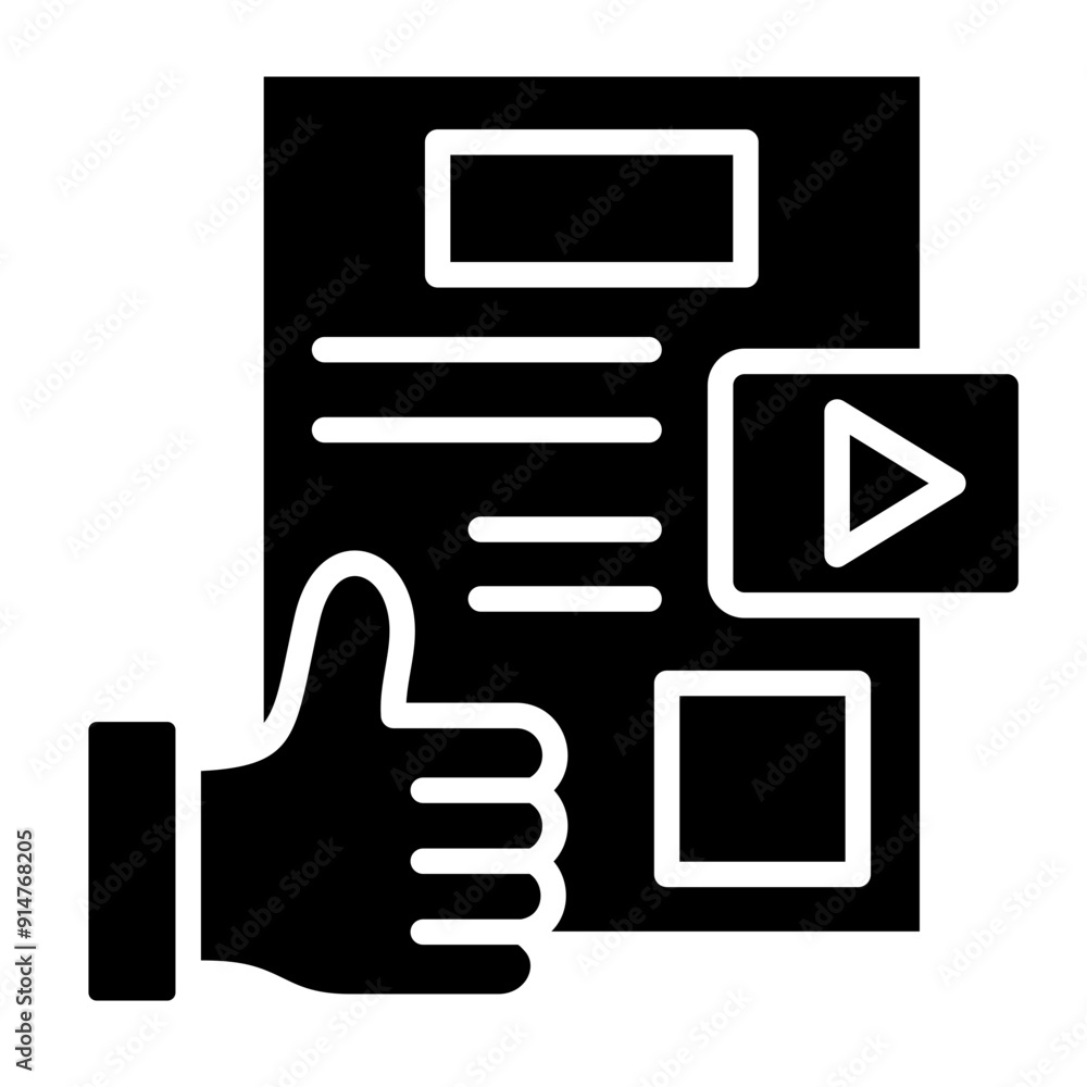 Content Recommendations Icon Content Recommendations Icon