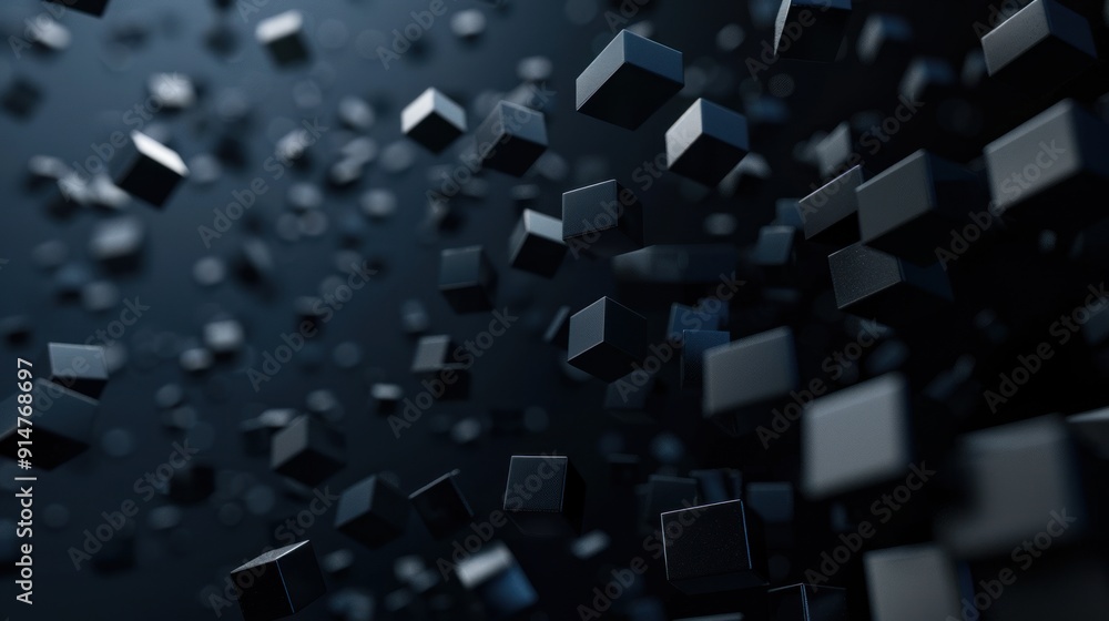 Abstract Floating Cubes Abstract Floating Cubes