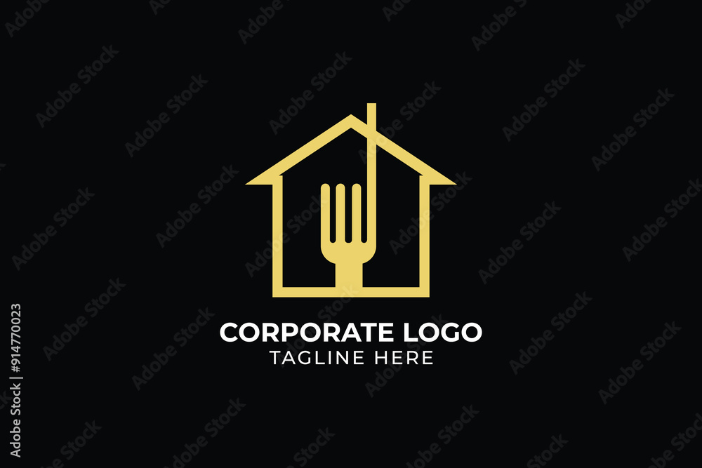 cutlery logos in linear style. Spoon, fork and knife. Vector illustration, logo design for restaurants with knives, forks and spoon cutlery logos in linear style. Spoon, fork and knife. Vector illustration, logo design for restaurants with knives, forks and spoon