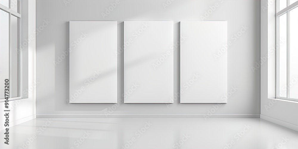 empty room with white wall empty room with white wall