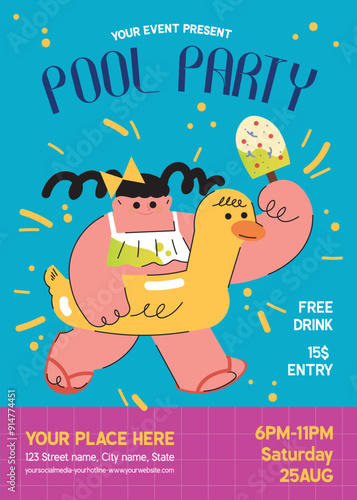 Pool Party Flyer