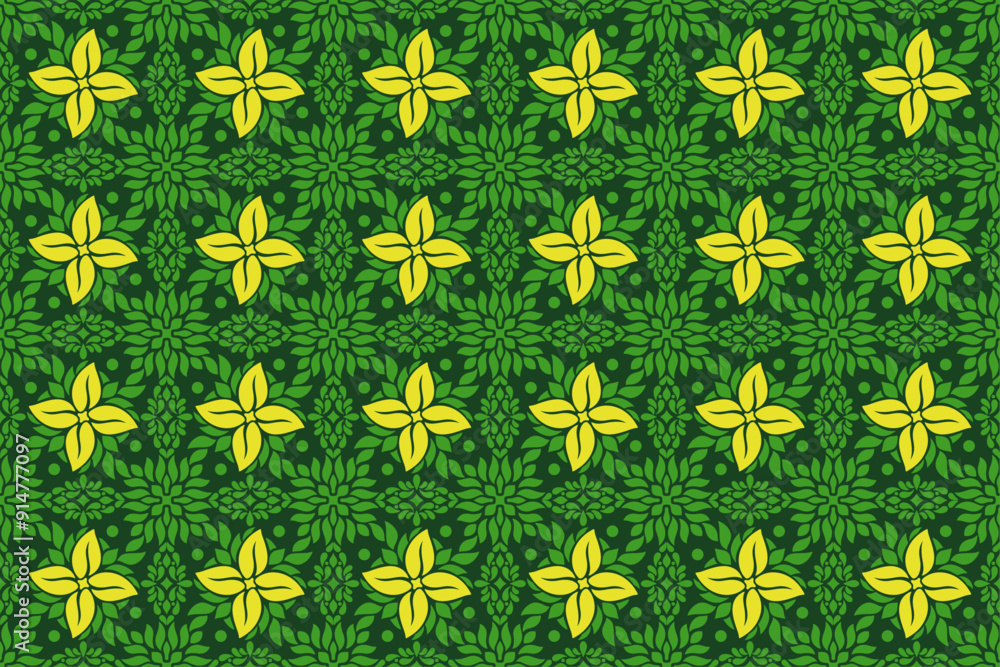 Floral with Flowers Seamless Pattern Floral with Flowers Seamless Pattern
