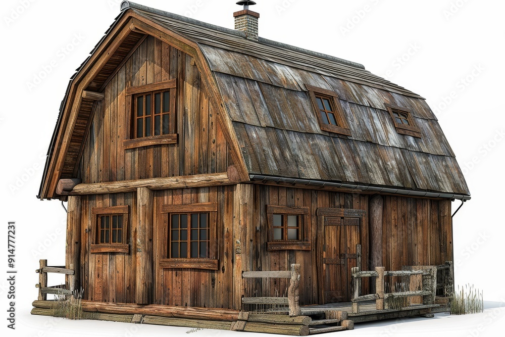 Rustic wooden barn converted into a home blending traditional design with modern comforts and sustainable living Rustic wooden barn converted into a home blending traditional design with modern comforts and sustainable living