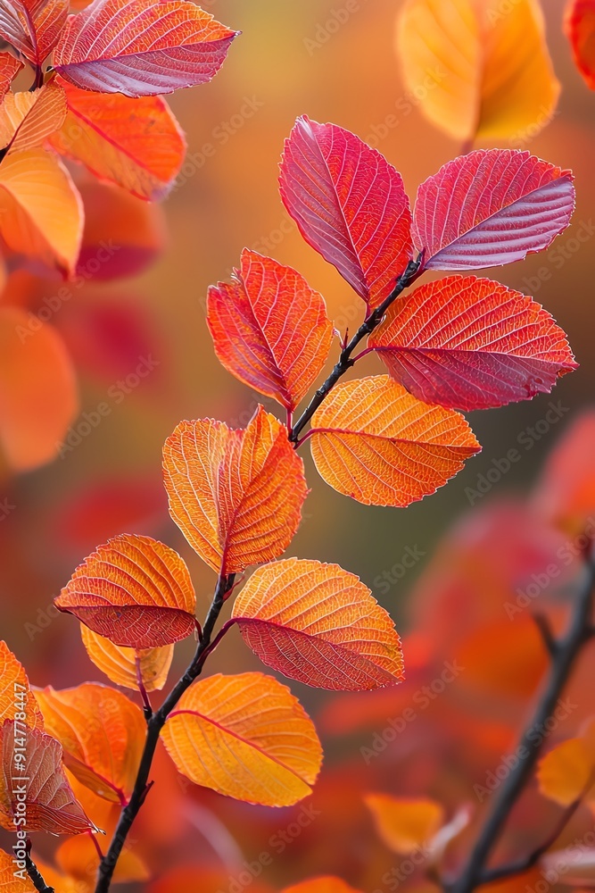 Red and orange foliage Red and orange foliage