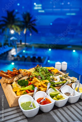 Vietnamese dish specialty in Da Nang, Vietnam