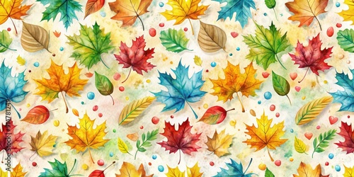 Seamless abstract chunk paint leaves pattern background, abstract, seamless, chunk, paint, leaves, pattern, background