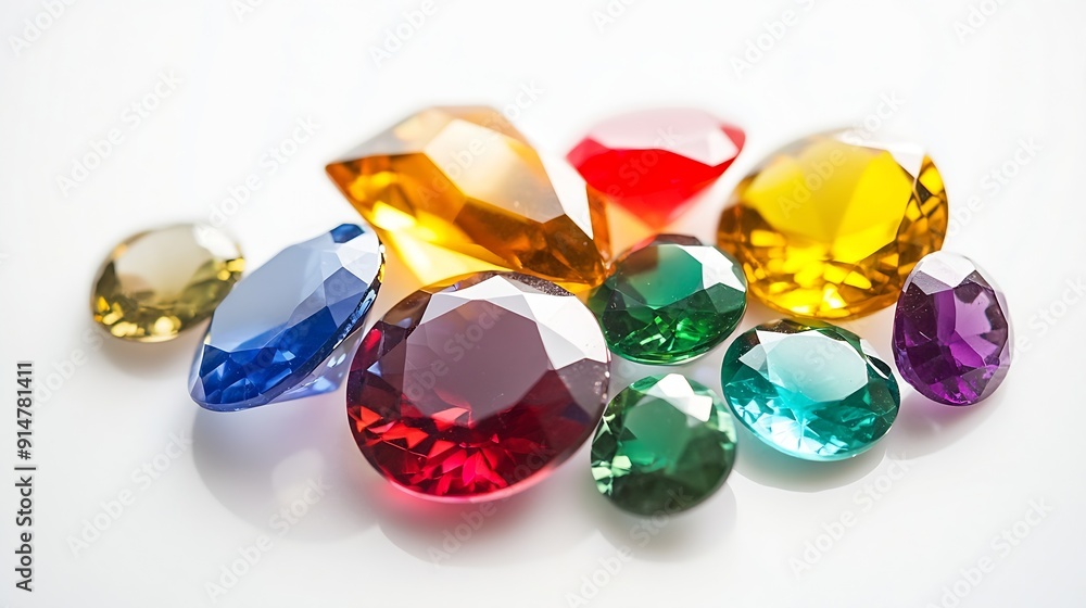 Bright gems onJewel or gems isolated on white background Collection of many different natural gemstones a white backgroundNatural Sapphire gemstone Jewel or gems on black shine color C : Generative AI Bright gems onJewel or gems isolated on white background Collection of many different natural gemstones a white backgroundNatural Sapphire gemstone Jewel or gems on black shine color C : Generative AI