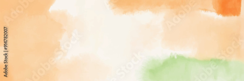 Tri watercolor  background, 15 August, republic day, independence day, Indian, background vector design 
