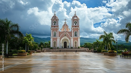 Basilica Nuestra Senora De La Altagracia Higuey Dominican Republic : Generative AI photo