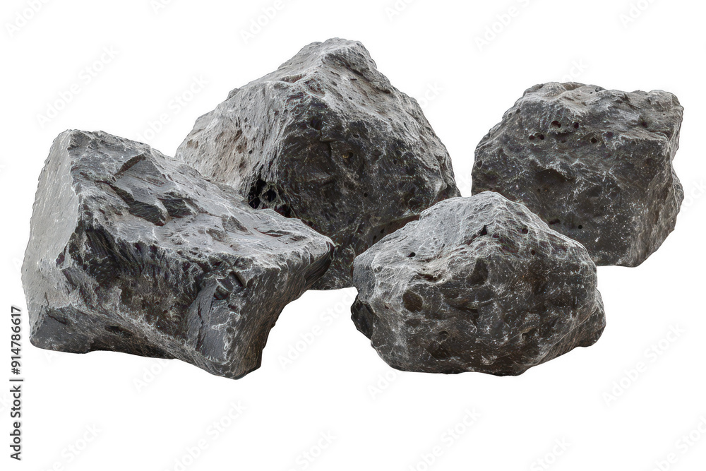 Four large rocks are piled on top of each other Four large rocks are piled on top of each other