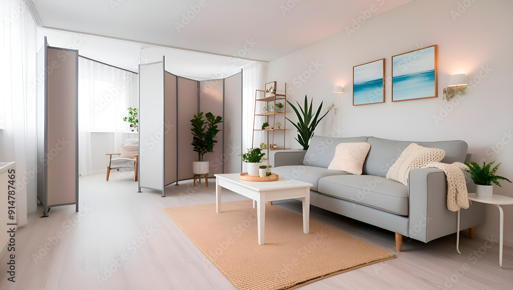 Fototapeta premium living room interior