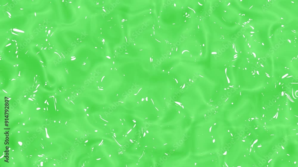 Seamless vibrant green abstract liquid background with fluid, wavy ...