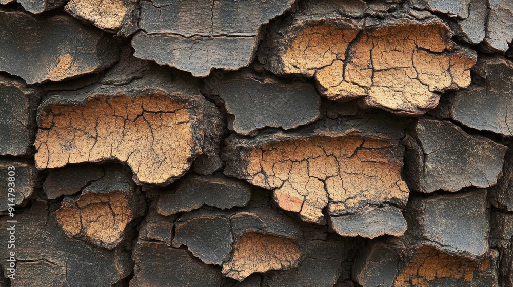 Rough and Corky Bark of a Cork Oak Tree with Thick, Cracked Surfaces Highlighting Natural Texture and Pattern Rough and Corky Bark of a Cork Oak Tree with Thick, Cracked Surfaces Highlighting Natural Texture and Pattern