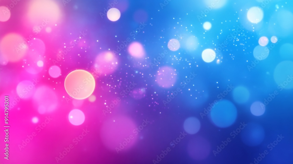 Colorful bokeh lights background in pink and Colorful bokeh lights background in pink and