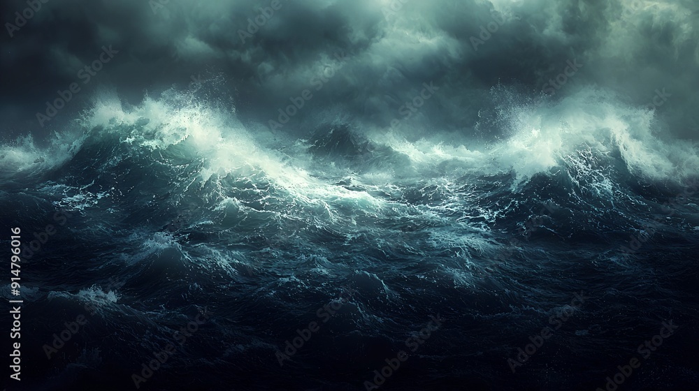 Dark and Stormy Sea Dark and Stormy Sea