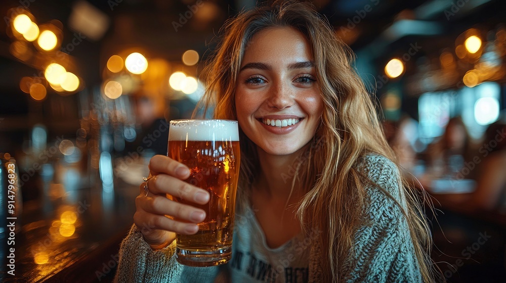 Young Friends Toasting During A Lunch In A Restaurant