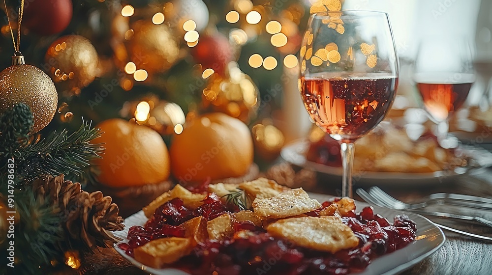 New Year Dinner At Home, Filled With Joy New Year Dinner At Home, Filled With Joy