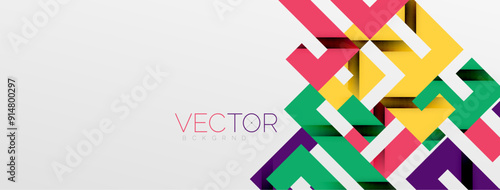 Color bend lines with shadow texture effect. Vector Illustration For Wallpaper, Banner, Background, Card, Book Illustration, landing page