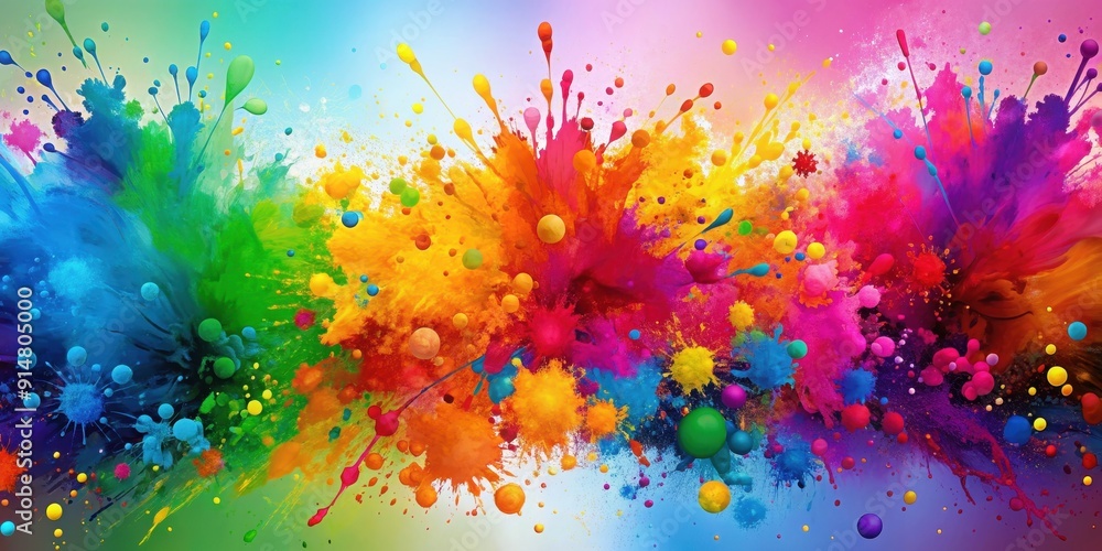 Abstract vibrant paint splatter background, seamless, colorful, abstract, paint, texture,vibrant, pattern, background Abstract vibrant paint splatter background, seamless, colorful, abstract, paint, texture,vibrant, pattern, background