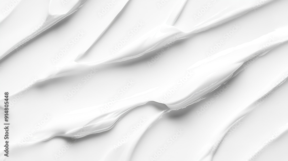 Fototapeta premium White lotion beauty skincare cream texture cosmetic product background : Generative AI