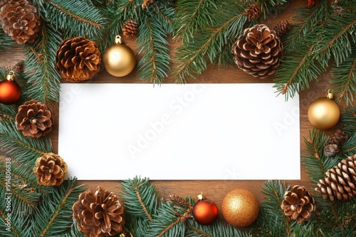 christmas sign blank mock up