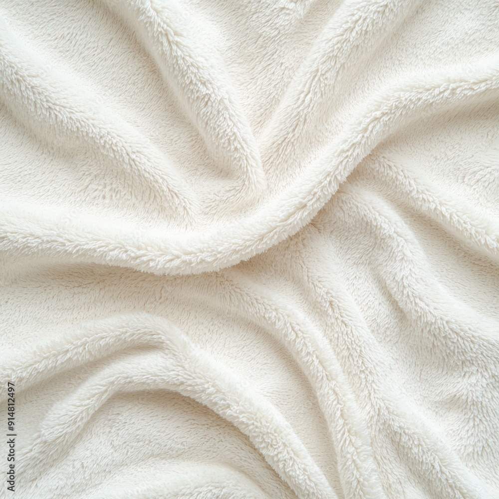 Soft and cozy white fur texture background Soft and cozy white fur texture background