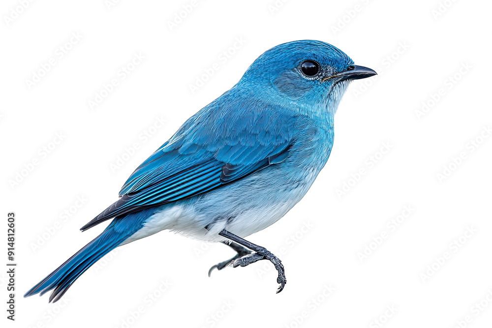 Blue Bird isolated on a white background Blue Bird isolated on a white background
