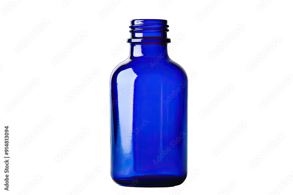 Blue Bottle isolated on a white background Blue Bottle isolated on a white background