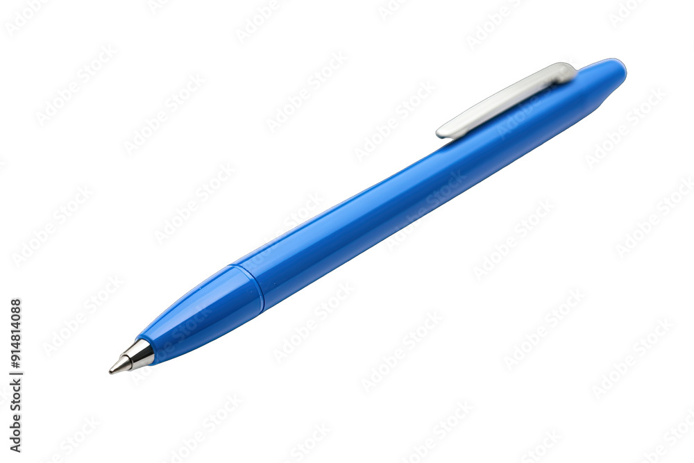 Blue Pen isolated on a white background Blue Pen isolated on a white background