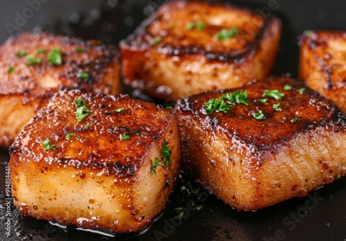 Delicious Caramelized Pork Belly Bites